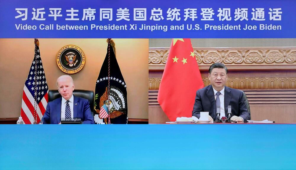 Video razgovor predsednika Amerika i Kine