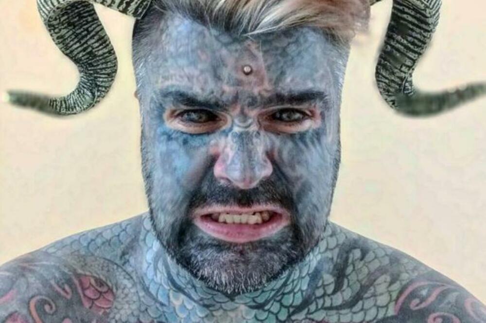 OVO JE NAJTETOVIRANIJI ČOVEK NA PLANETI ZEMLJI: Oči mu plivaju u mastilu, a ŽENE IPAK SPAVAJU SA NJIM