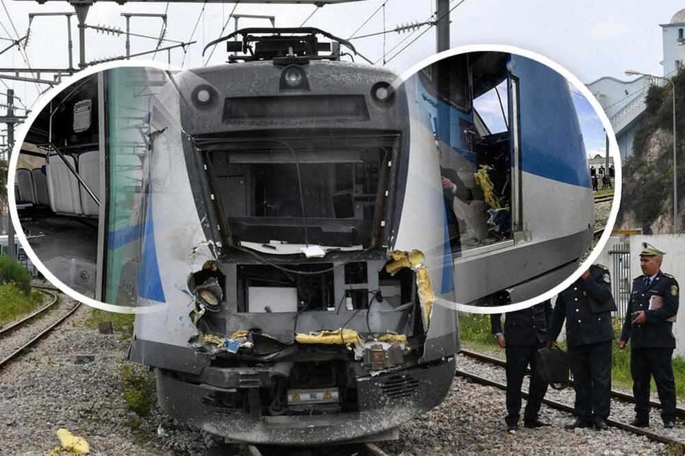 95 LJUDI POVREĐENO U SUDARU 2 VOZA U TUNISU! Prve FOTOGRAFIJE sa mesta nesreće! (FOTO)