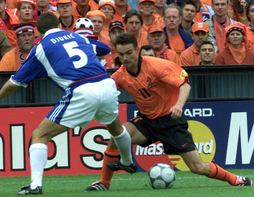 Mark Overmars  u dresu Holandije protiv Jugoslavije