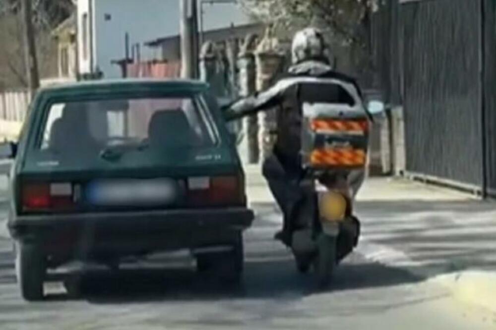 KO KOGA OVDE ŠLEPA? Beograđani usnimili zanimljivu scenu, "ISTALILI SE ZA GORIVO" (VIDEO)
