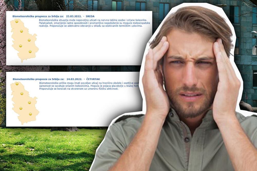 SRBI SA OVIM ZDRAVSTVENIM TEGOBAMA, LOŠE PODNOSE SUNČANE DANE! RHMZ izdao saopštenje, lepo vreme njih UBIJA U POJAM