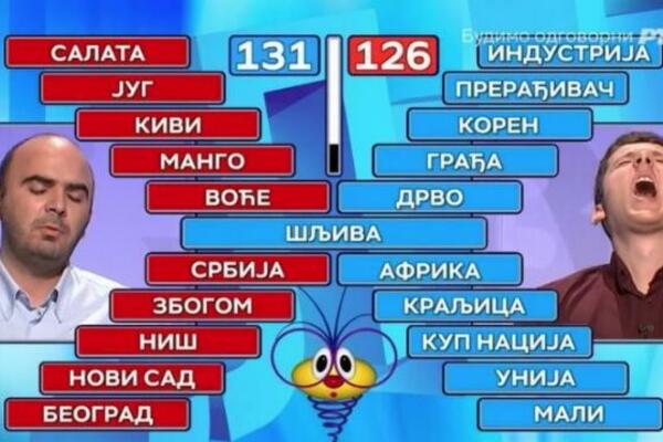 OVO JE NAJSPEKTAKULARNIJI GUBITAK U SLAGALICI IKADA: Takmičar zbog ovog rešenja urnebesno ZAKOVITLAO glavom!