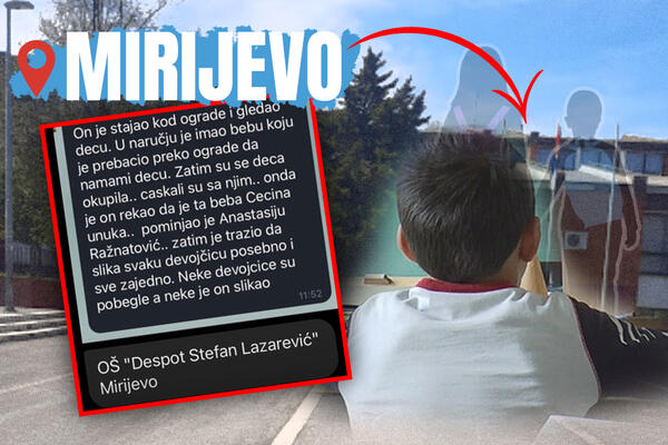 DRAMA NA MIRIJEVU, RODITELJI TVRDE DA JE ČOVEK HTEO DA NAMAMI DECU! Stigao je odgovor iz škole, OVO se desilo!