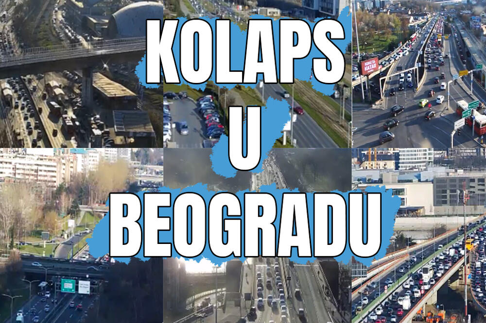 NA GAZELI I AUTOKOMANDI SMAK SVETA! Automobili gotovo da se ne miču, NASTAO JE OPŠTI KOLAPS (FOTO)