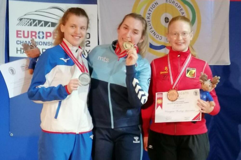 NOVA MEDALJA ZA SRBIJU - TEODORA UPUCALA ZLATO: Vukojević (18) postala šampionka Evrope!