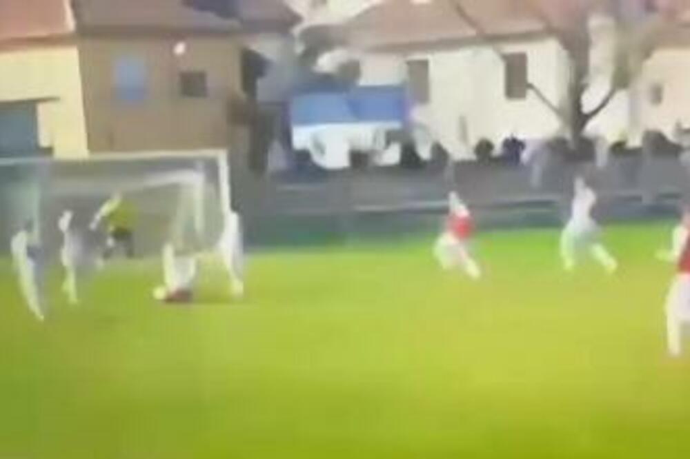 NEŠTO NAJLUĐE ŠTO ĆETE VIDETI DANAS! Golčina na kome bi mu pozavideo i Ronaldo! (VIDEO)