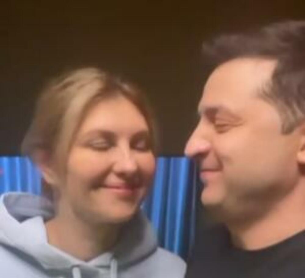 Volodomir Zelenski, Olena Zelenska