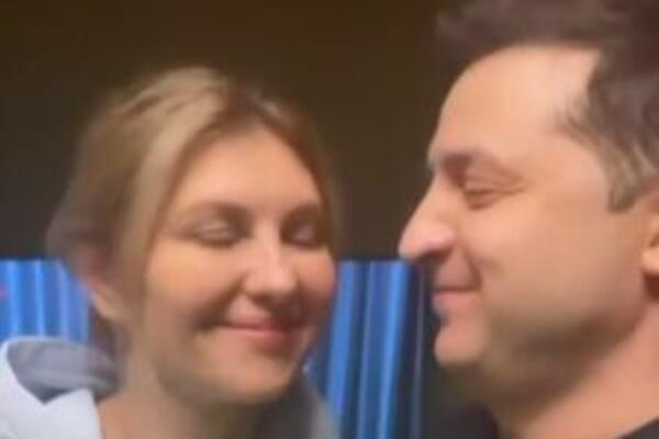 IZAŠAO INTIMNI SNIMAK ZELENSKOG I NJEGOVE ŽENE: Pogledajte šta joj radi, MUNJEVITO SE DELI (VIDEO)