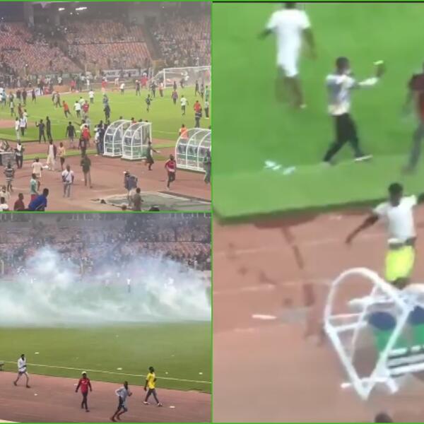 ČIM JE BILO JASNO DA NEĆE U KATAR, NASTAO JE HAOS: Lomili sve pred sobom, policija ih terala suzavcima! (VIDEO)