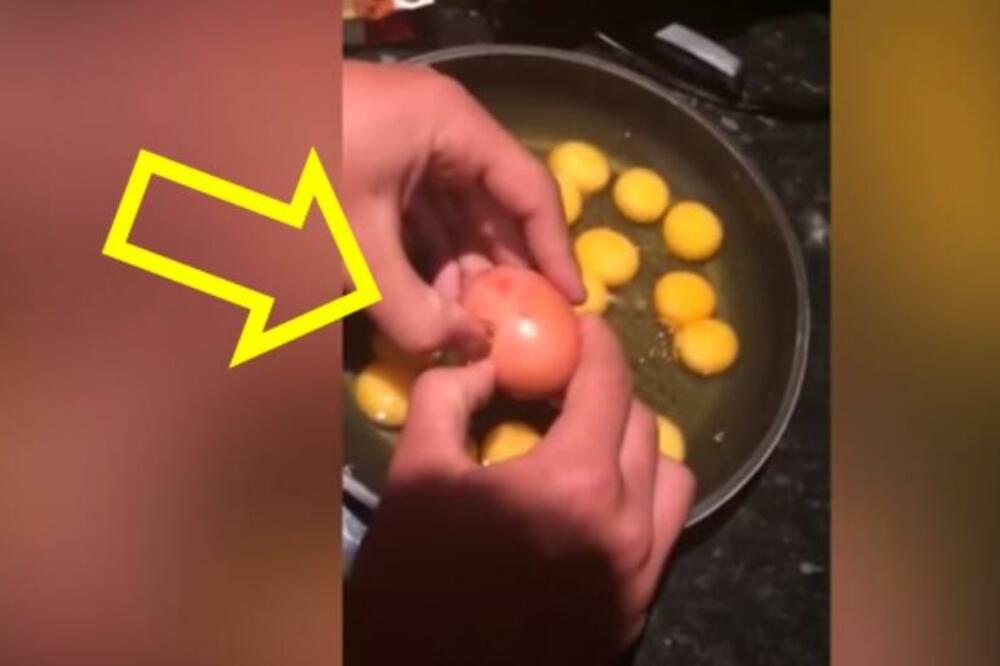 RAZBIO JE SVIH 12 JAJA ODJEDNOM: Ono što je unutra našao dešava se jednom u milion godina (VIDEO)