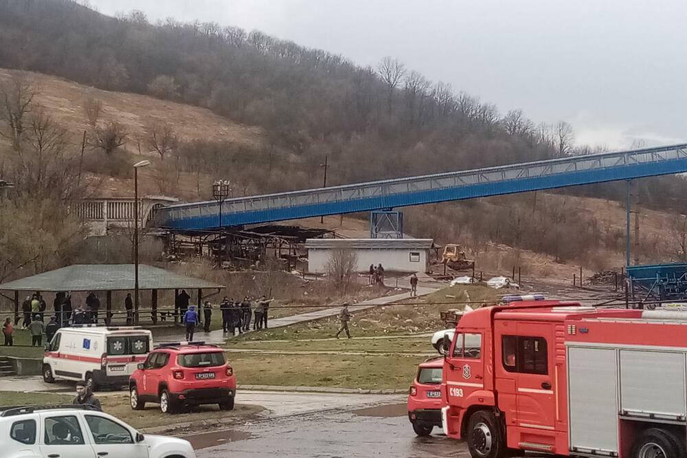 SUTRA DAN ŽALOSTI U ALEKSINCU: Strašna tragedija u rudniku "Soko" potresla je danas celu Srbiju