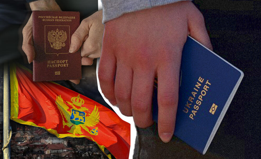 Pasoš, Ukrajina, Rusija, Crna Gora