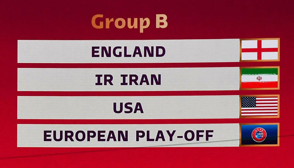 Žreb za Svetsko prvenstvo u Kataru 2022, Grupa B