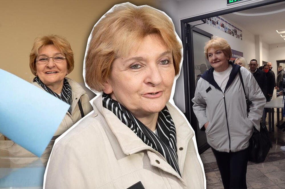 DANICA GRUJIČIĆ STIGLA U ŠTAB SNS-A U NEOČEKIVANOM IZDANJU: Totalno drugačija kombinacija u odnosu na jutros (FOTO)