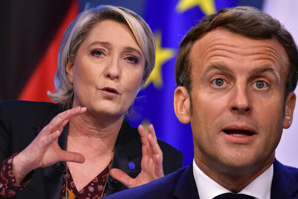 IZBORNA TRKA U FRANCUSKOJ: Smanjuje se razlika između Makrona i Marin Le Pen