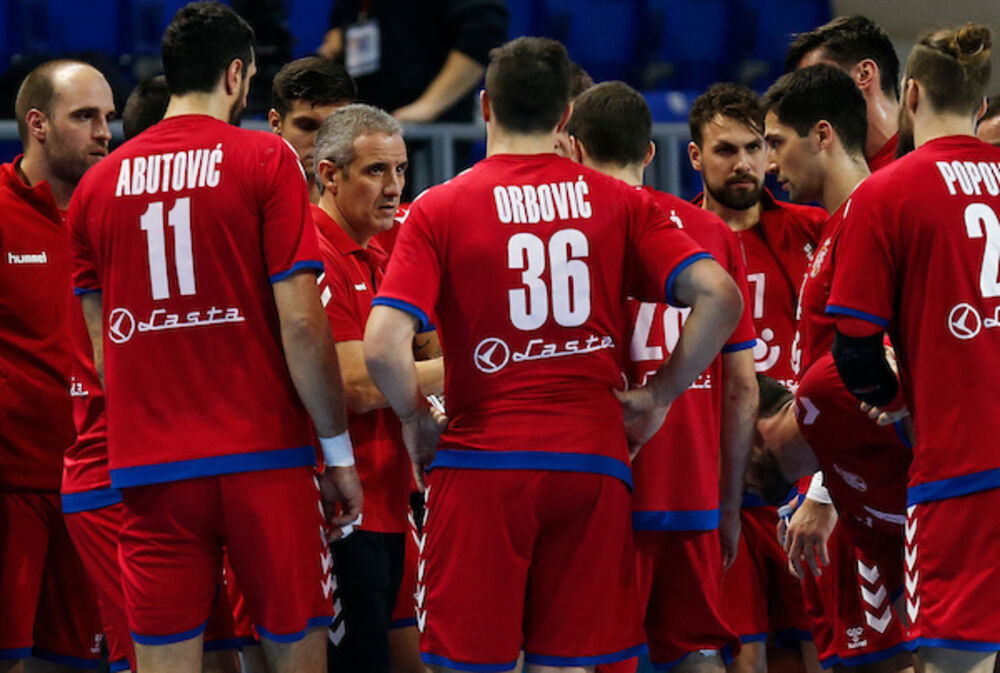 Toni Đerona i rukometaši Srbije