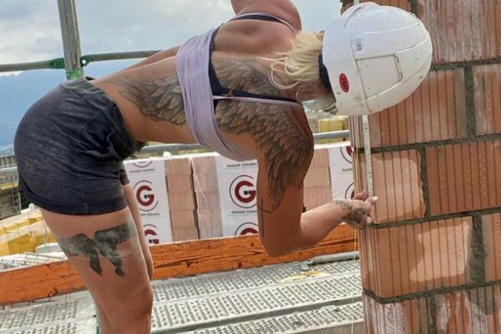 ONA JE NAJSE*SIPILNIJA RADNICA KOJU STE IKADA VIDELI: Kada se popne na skelu, mnogima SVANE, EVO I ZAŠTO (FOTO)