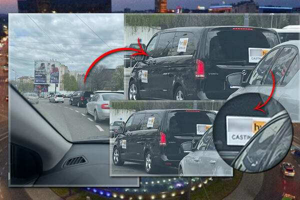 "NEK DOĐU PO MENE, NE MOGU VIŠE DA RADIM": Slavijom prošao CRNI kombi sa BEZOBRAZNIM NATPISOM! Ljudi u ŠOKU! (FOTO)