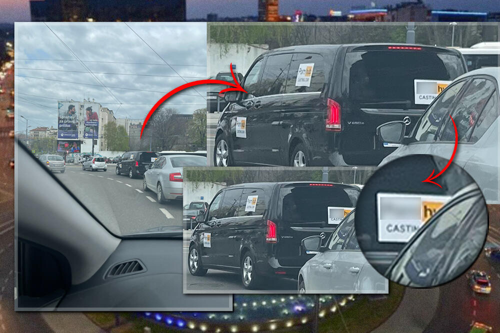 "NEK DOĐU PO MENE, NE MOGU VIŠE DA RADIM": Slavijom prošao CRNI kombi sa BEZOBRAZNIM NATPISOM! Ljudi u ŠOKU! (FOTO)