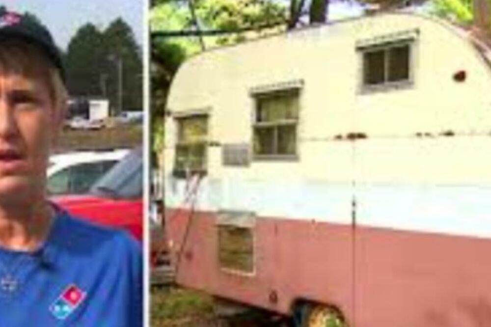 ŽENA JE DOSTAVLJALA PICU U STARU KAMP PRIKOLICU: Čim je otvorila vrata, ugledala je NAJPOTRESNIJI PRIZOR (VIDEO)