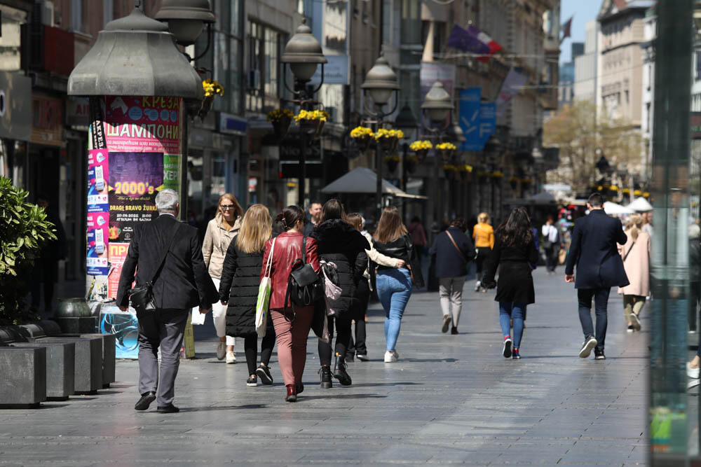 Beograd, lepo vreme, ljudi