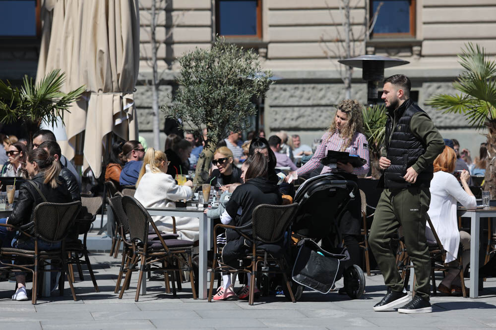 Beograd, lepo vreme, ljudi