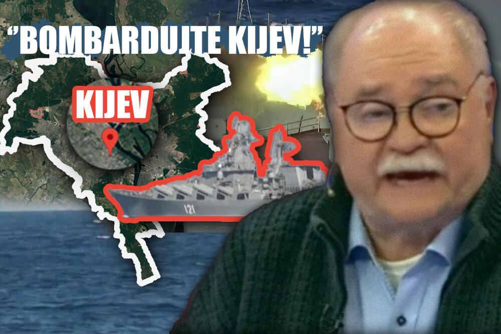"BOMBARDUJTE KIJEV, UNIŠTITE IM PRUGE": Nikad viđeni izlivi BESA na ruskoj TV zbog KLJUČNE KRSTARICE! (VIDEO)