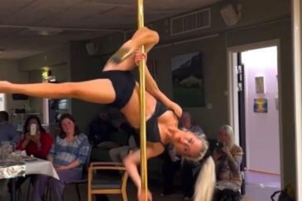 EKONOMISTKINJA SE UVIJALA OKO ŠIPKE U STARAČKOM DOMU: Isplivao ŠOK SNIMAK (VIDEO)