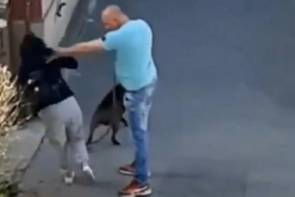 OGLASIO SE NASILNIK IZ ZEMUNA: Jasno se vidi da je udarao ženu i psa, a onda je izneo ODBRANU (VIDEO)