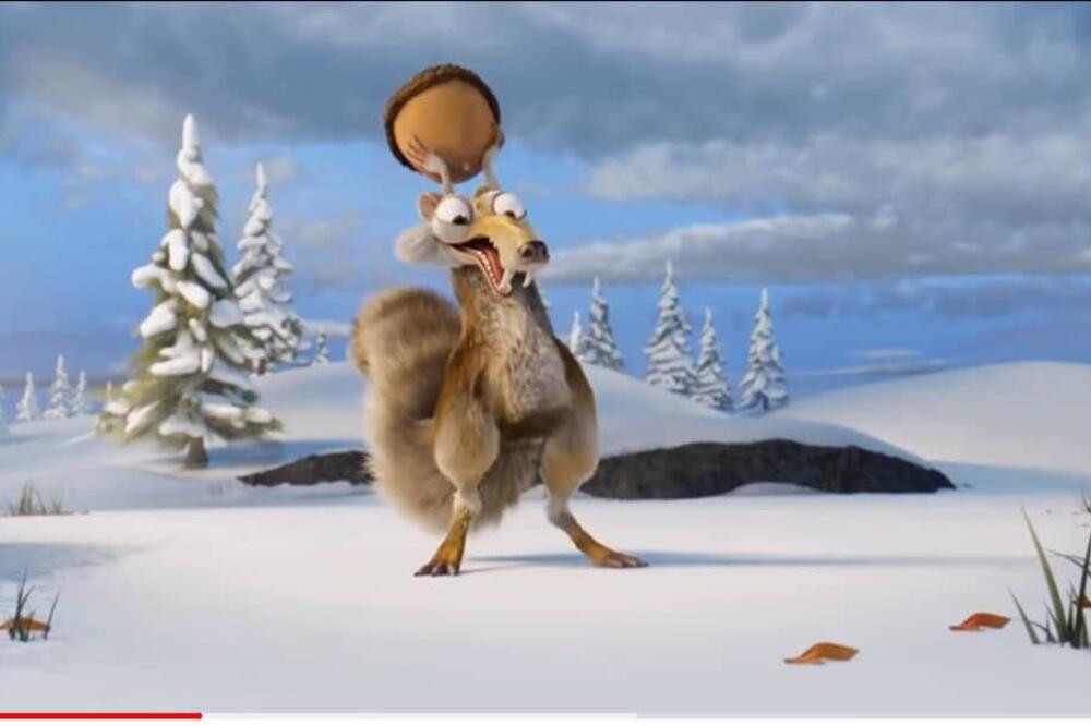 SREĆAN ZAVRŠETAK FRANŠIZE: Ljubitelji LEDENOG DOBA dočekali da popularna VEVERICA POJEDE SVOJ ŽIR! (VIDEO)