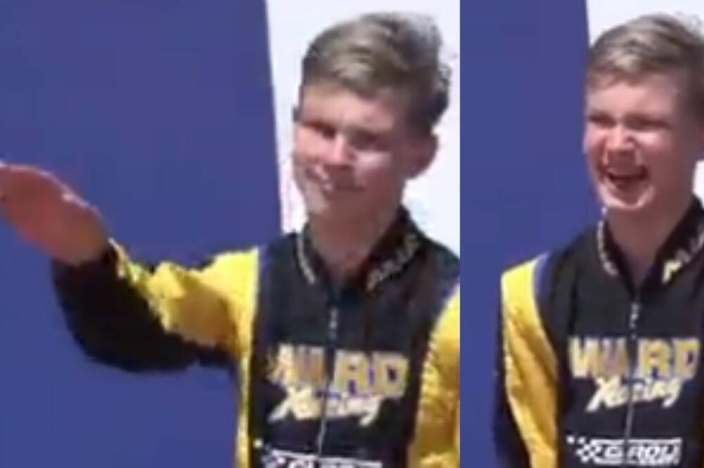 Bez grama mozga - SRAMAN, GLUP, NEPROMIŠLJEN POTEZ! Fašistički pozdrav nakon trijumfa! (VIDEO)