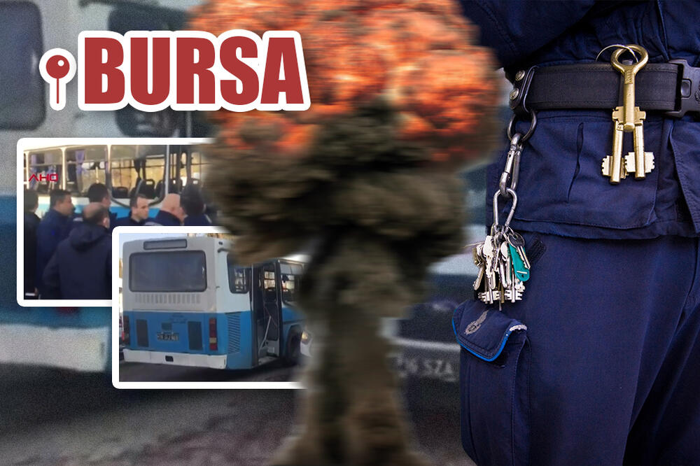 PRVI SNIMCI SA MESTA STRAVIČNE NESREĆE U TURSKOJ: Eksplodirao autobus pun zatvorskih čuvara, ima POGINULIH! (VIDEO)