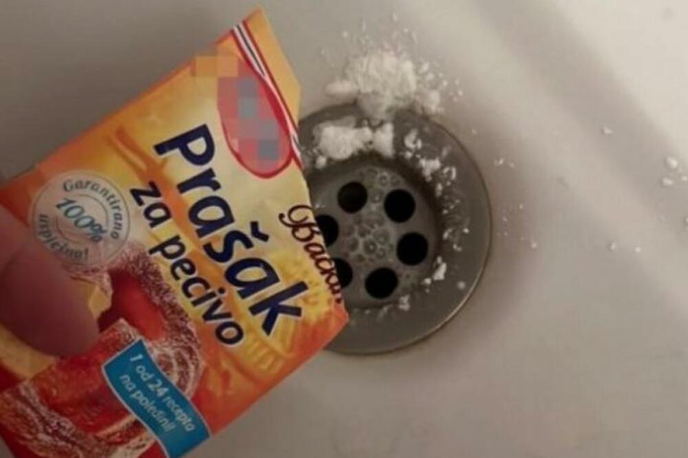 SIPALA JE PRAŠAK ZA PECIVO U ODVOD SVAKO JUTRO: Na prvu biste rekli da je SKRENULA, drugi put ćete URADITI ISTO