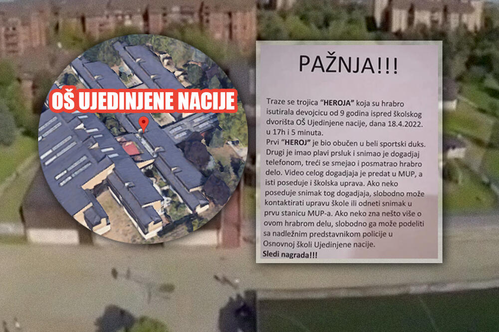 STRAŠNA OBJAVA UZNEMIRILA BEOGRAĐANE! Ispred škole na Čukarici trojica išutirala devojčicu (9), postoji i snimak!