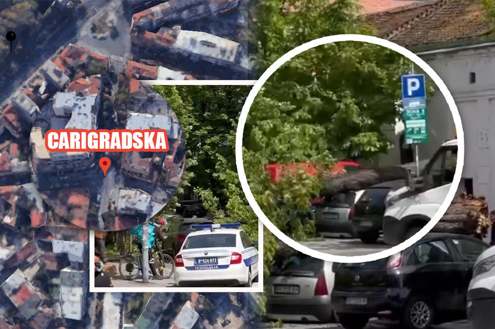 KATASTROFA NA VELIKI PETAK: Ljudi gledaju snimak iz centra Beograda i ne veruju, mogao je neko da NASTRADA! (VIDEO)