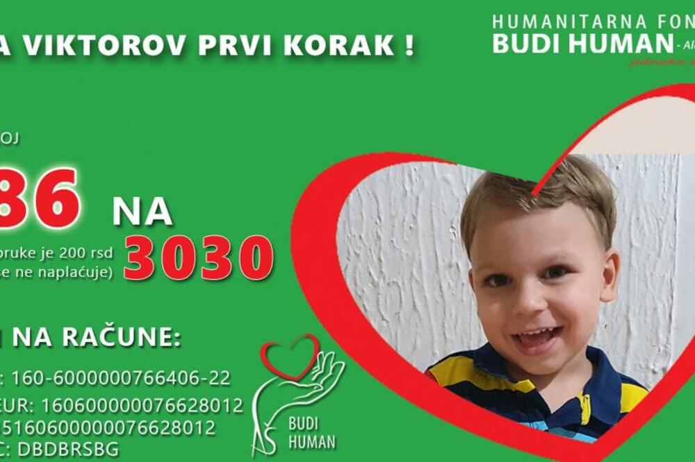 POMOZIMO MALOM VIKTORU DA NAPRAVI PRVI KORAK: Prvog dana života krenule su komplikacije, SVE JE U NAŠIM RUKAMA!