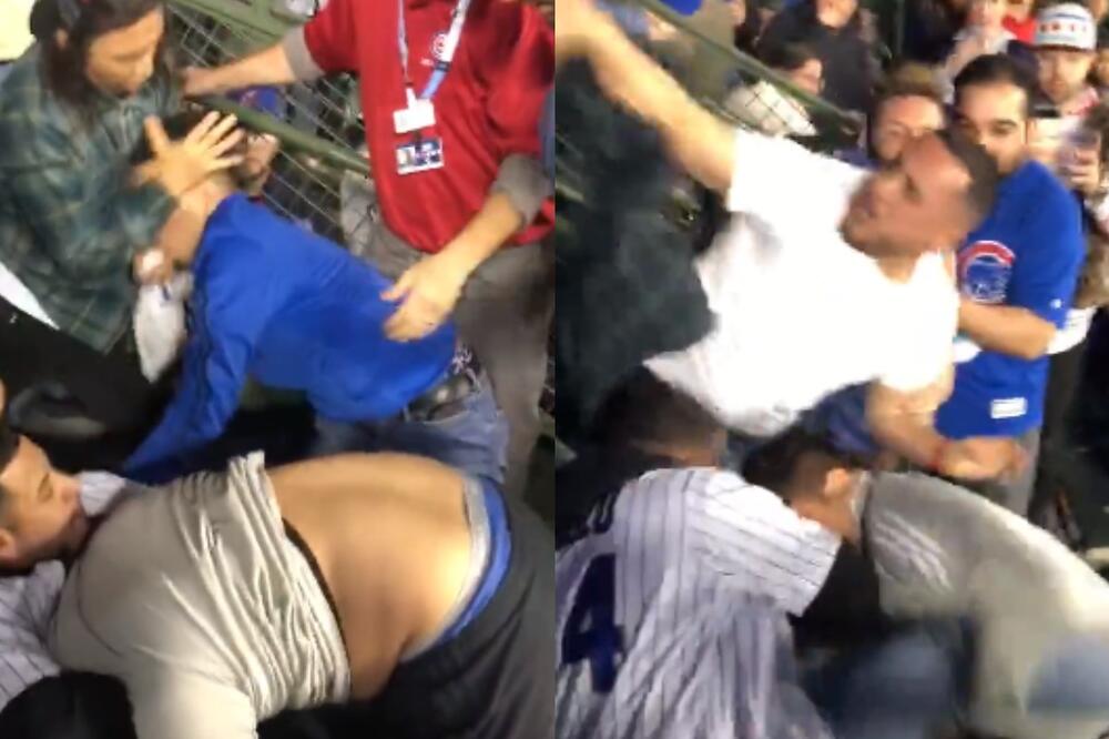 ŽESTOKA MAKLJAŽA NAVIJAČA U ČIKAGU: U ovom sportu neretko je zanimljivo na tribinama, a na terenu SMOR... (VIDEO)