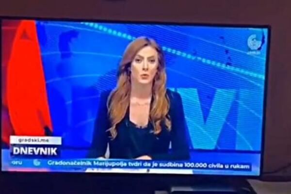 U PROGRAMU UŽIVO: Crnogorska voditeljka - "U ovom trenutku događa se zemljotres" (VIDEO)