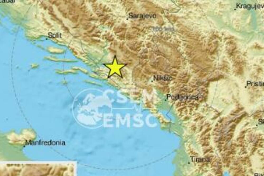 ZEMLJOTRES U HRVATSKOJ: Epicentar potresa na severu ostrva KRK