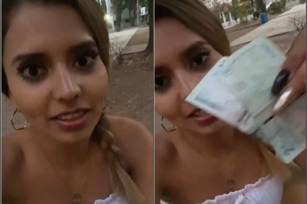 PEVAČICA ZGRABILA BAKŠIŠ U DEVIZAMA: Nije ni sanjala šta joj se SPREMALO nakon toga (VIDEO)