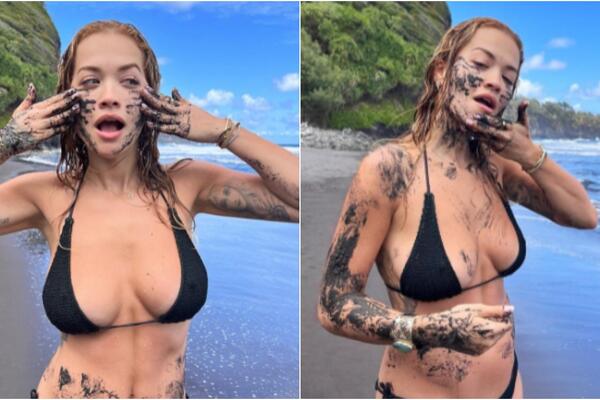 ALBANSKA PEVAČICA PRAVILA "KOSOVARSKU" PITU I CACIKI SALATU! Onda se skinula i namazala... ČIME? (FOTO)