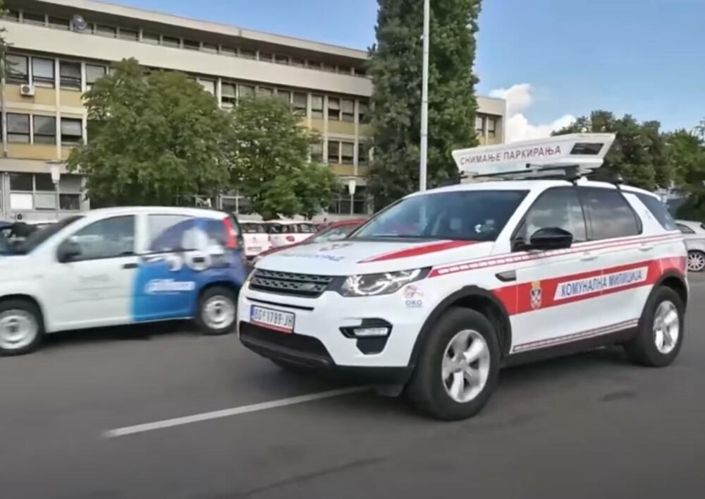 V Čajetini in drugih srbskih občinah nadzor parkiranja z "Oko sokolovo"