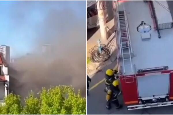 VATRENA STIHIJA NA VRAČARU: Zapalila se KUĆA, vatrogascima problem pravili NEPROPISNO PARKIRANI AUTOMOBILI (VIDEO)