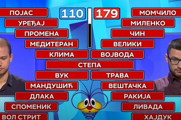 LUKI JE VODITELJKA SLAGALICE 2 PUTA REKLA "SVAKA ČAST": Impresionirao i gledaoce, KAKAV TAKMIČAR! (VIDEO)