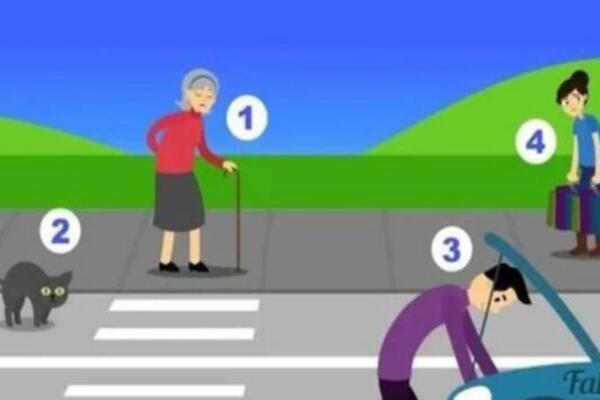 ONO ŠTO PRVO VIDITE NA SLICI GOVORI SVE O VAMA! Kome biste PRVO pomogli? (FOTO)