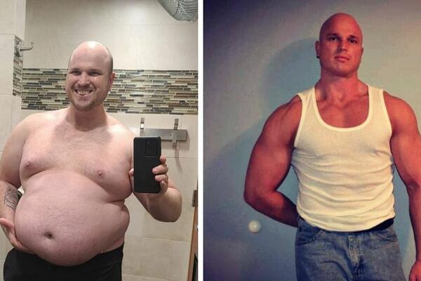 POKAZAO I DOKAZAO DA JE LAKO SMRŠATI! Nabacio 45 kg - Dogurao do 160 kilograma: USLEDILA NEVEROVATNA TRANSFORMACIJA