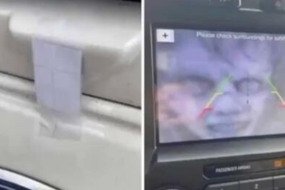 SLIKA IZ HOROR FILMA! Evo kako se neko dosetio da "kazni" nesavesnog vozača, BIZARNO! (VIDEO)