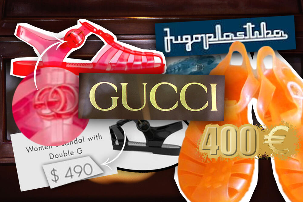 GUČI ISKOPIRAO JUGOPLASTIKU ZA SVE PARE? Čuveni brend "izbacio" NOVE SANDALE, a od cene SKAČE PRITISAK! (FOTO)