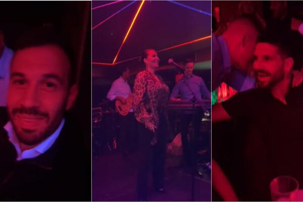 LUDO VEČE MITRA I LUKE U LONDONU: Ceca pevala na proslavi titule najboljeg igrača! (VIDEO)